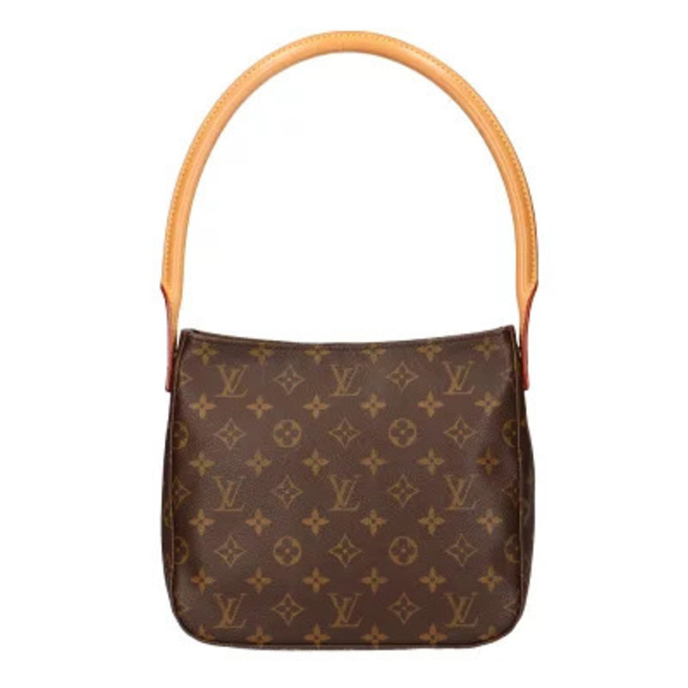 Louis Vuitton Looping Monogram Shoulder Bag Brown